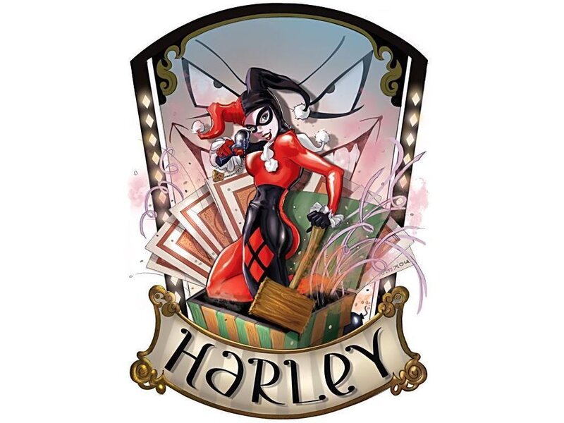 Harley Quinn Character — Red