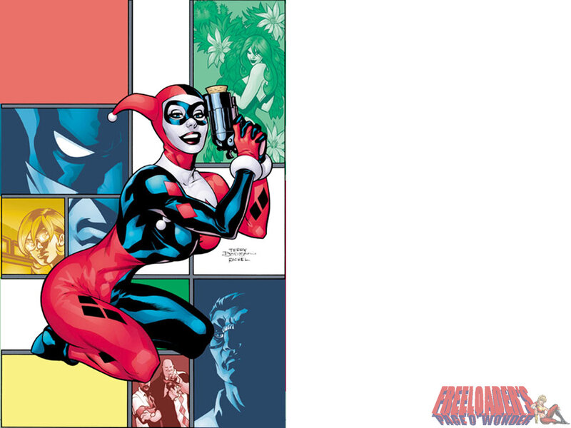 Harley Quinn comic cover art