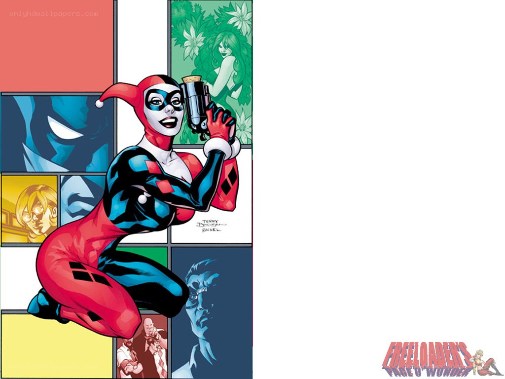 Harley Quinn comic cover art