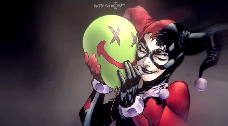 Harley Quinn Holding a Balloon