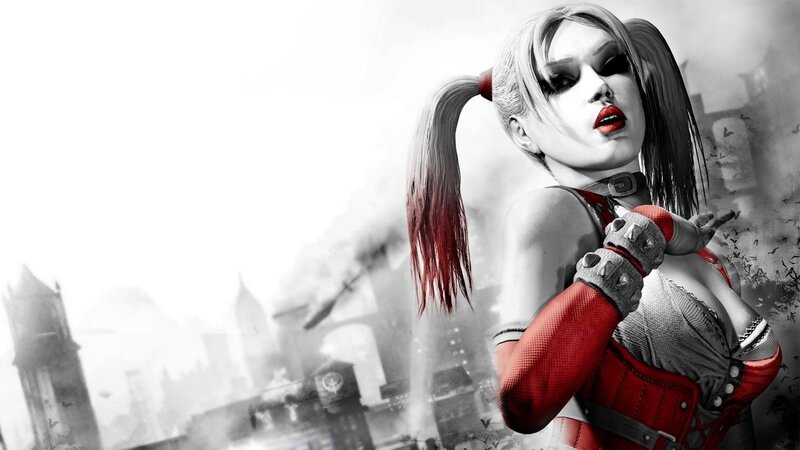 Harley Quinn in a city