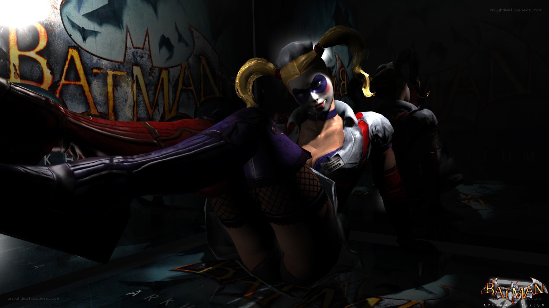 Harley Quinn in Arkham Asylum