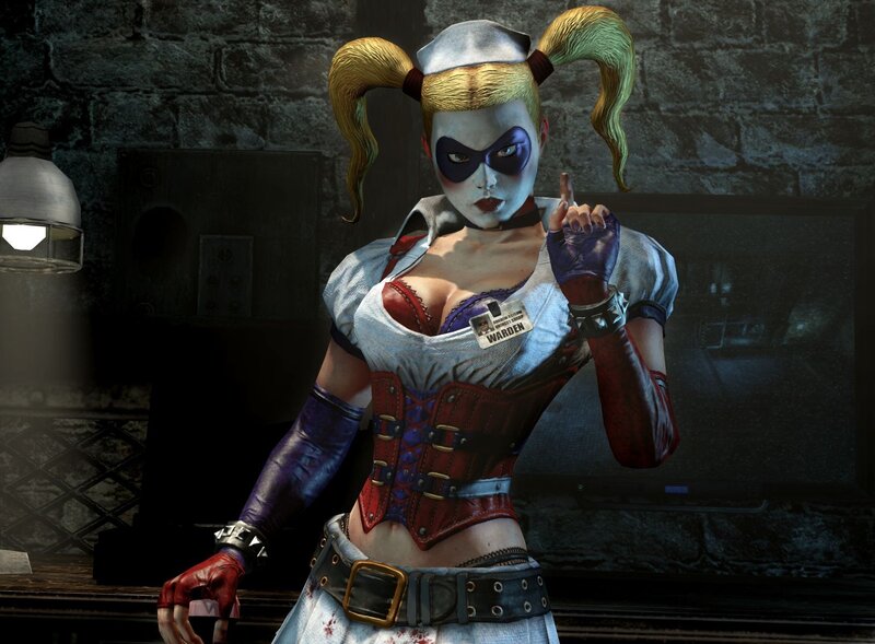 Harley Quinn in prison garb