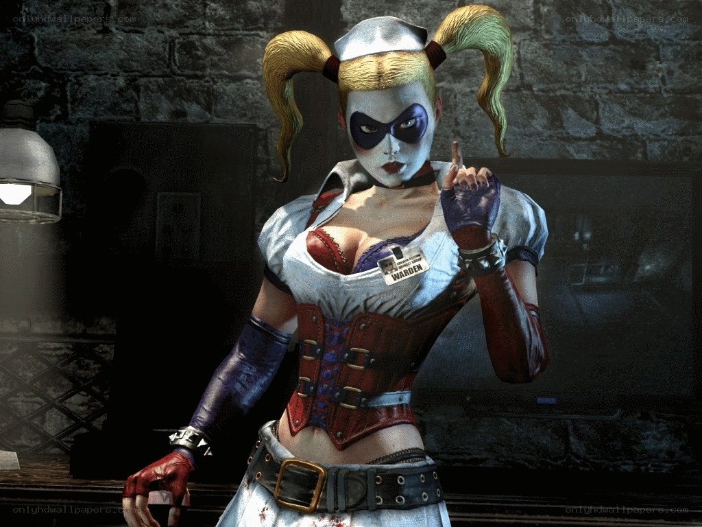 Harley Quinn in prison uniform