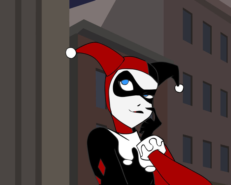 Harley Quinn in the city
