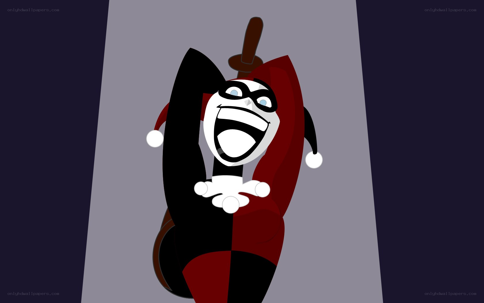 Harley Quinn laughing