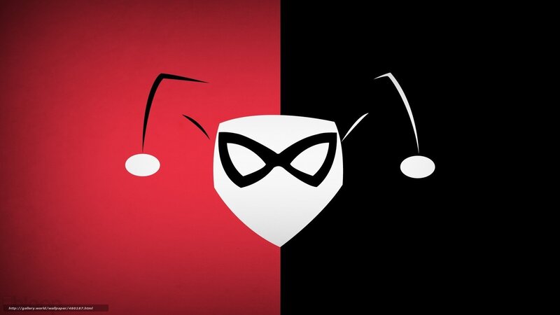 Harley Quinn logo wallpaper