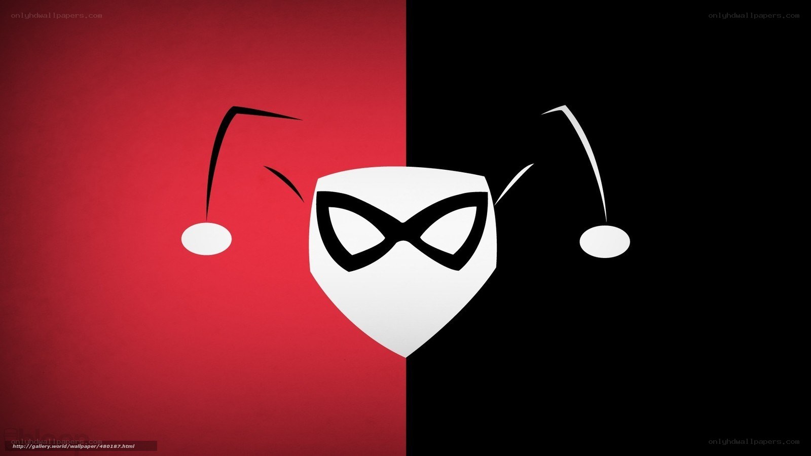 Harley Quinn logo wallpaper