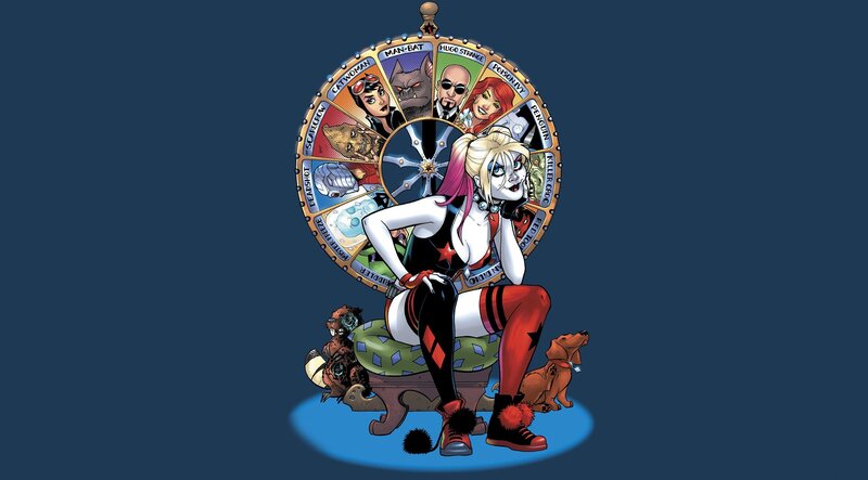 Harley Quinn on a Wheel