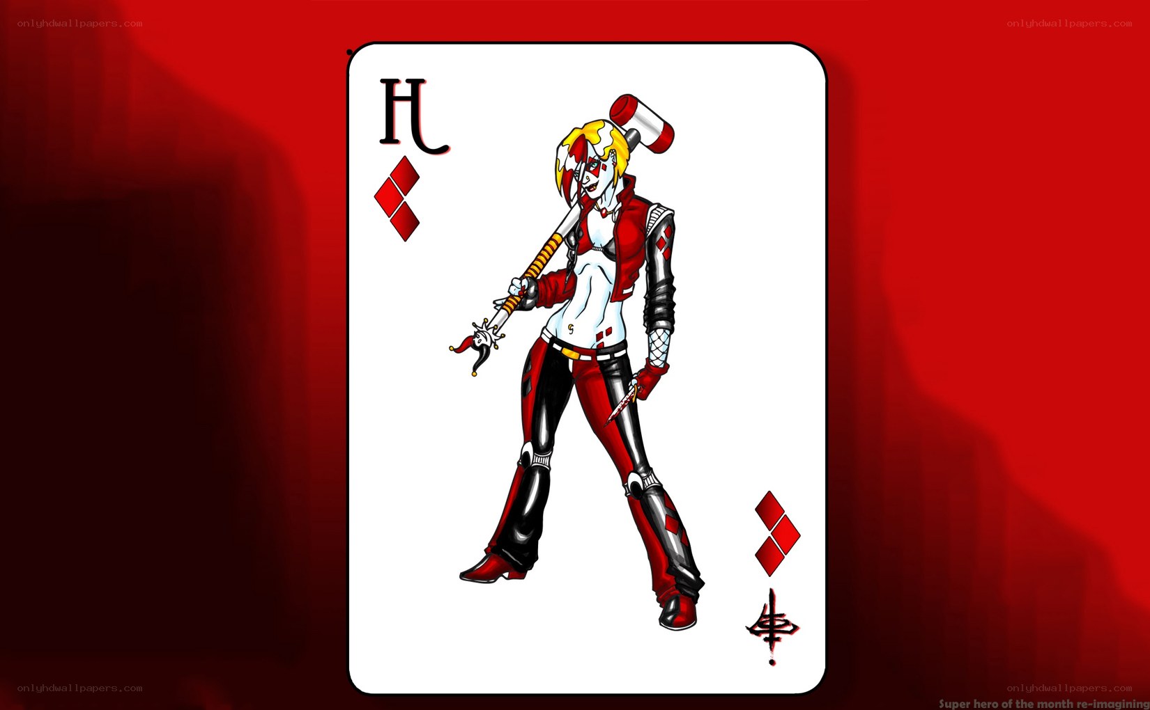 Harley Quinn playing card