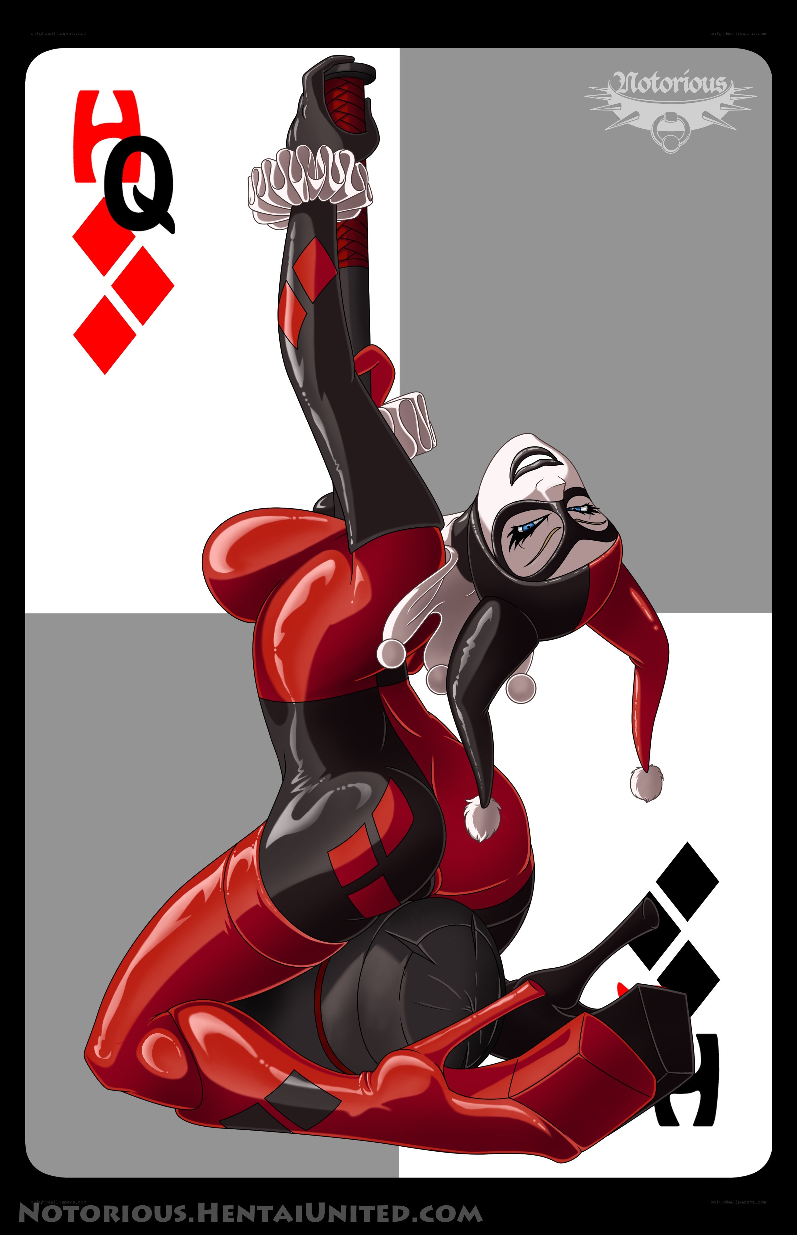 Harley Quinn playing card