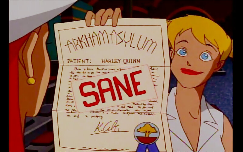 Harley Quinn's sanity report