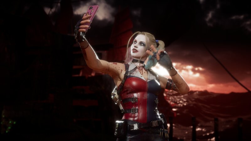 Harley Quinn Taking Selfie