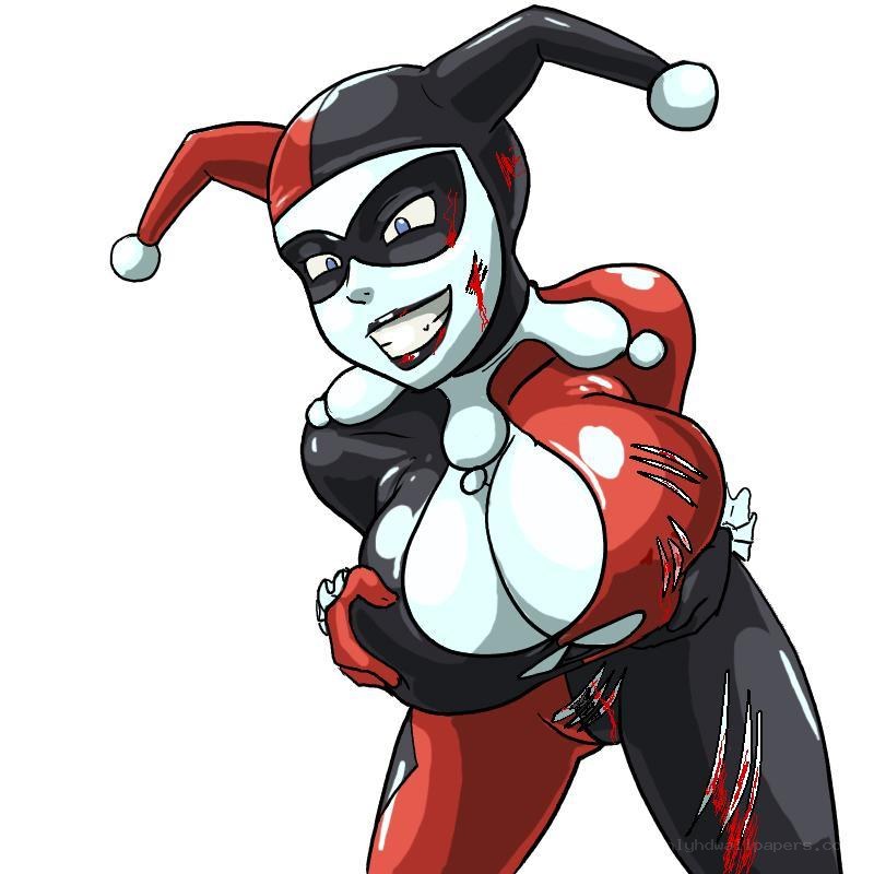 Harley Quinn with injuries