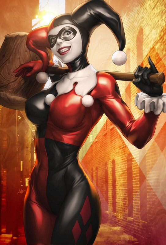 Harley Quinn with mallet