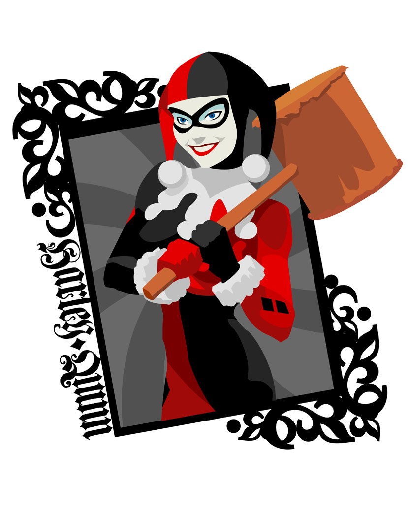 Harley Quinn with mallet