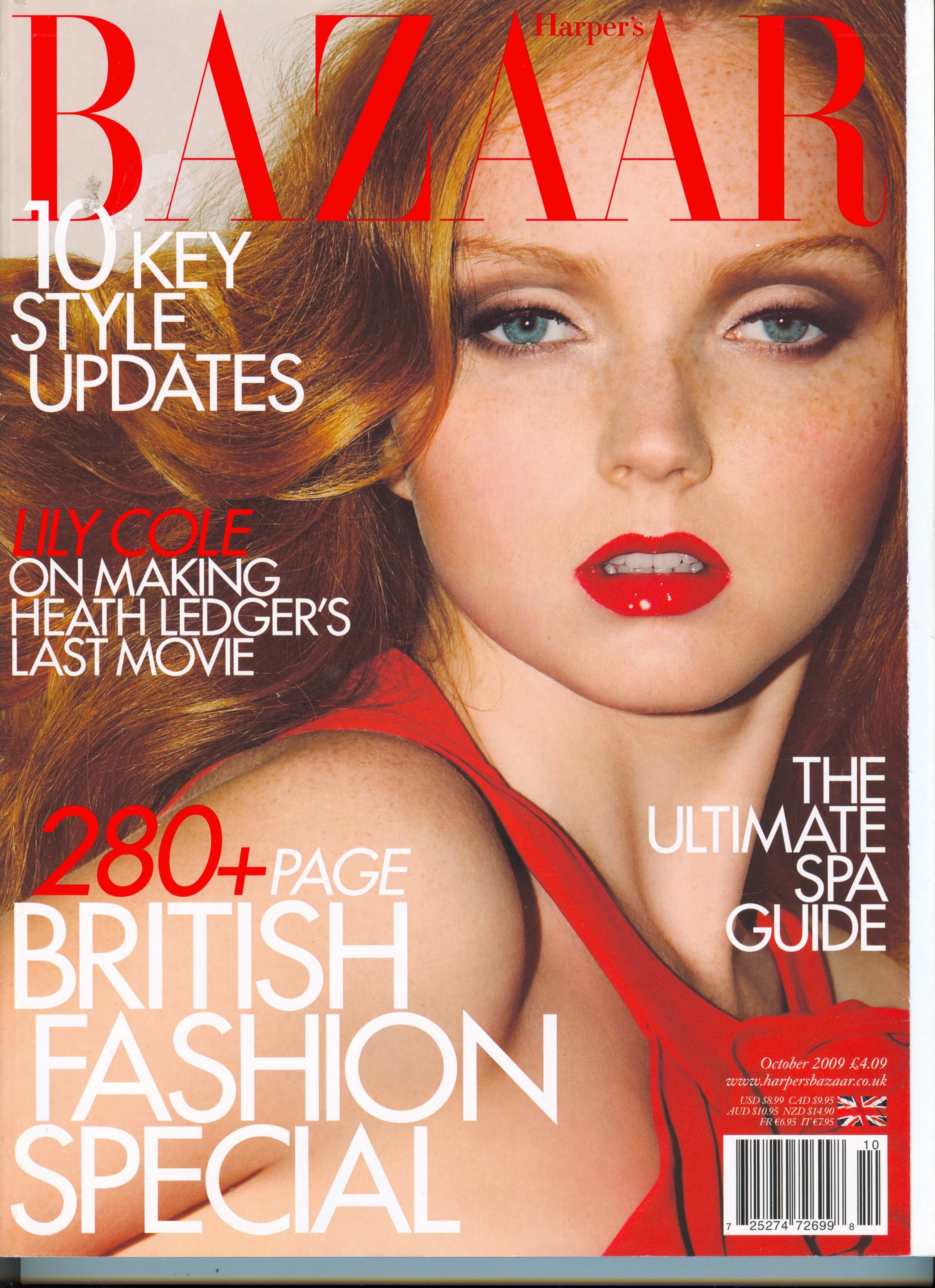 Harper's Bazaar October 2009 cover