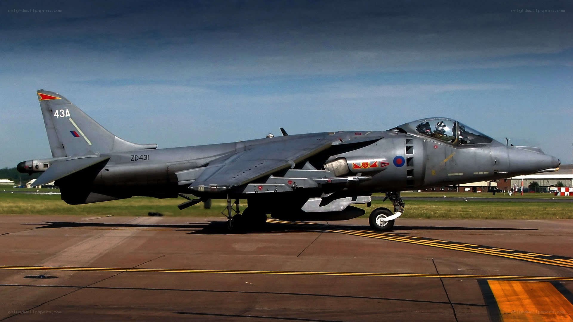 Harrier jet on tarmac