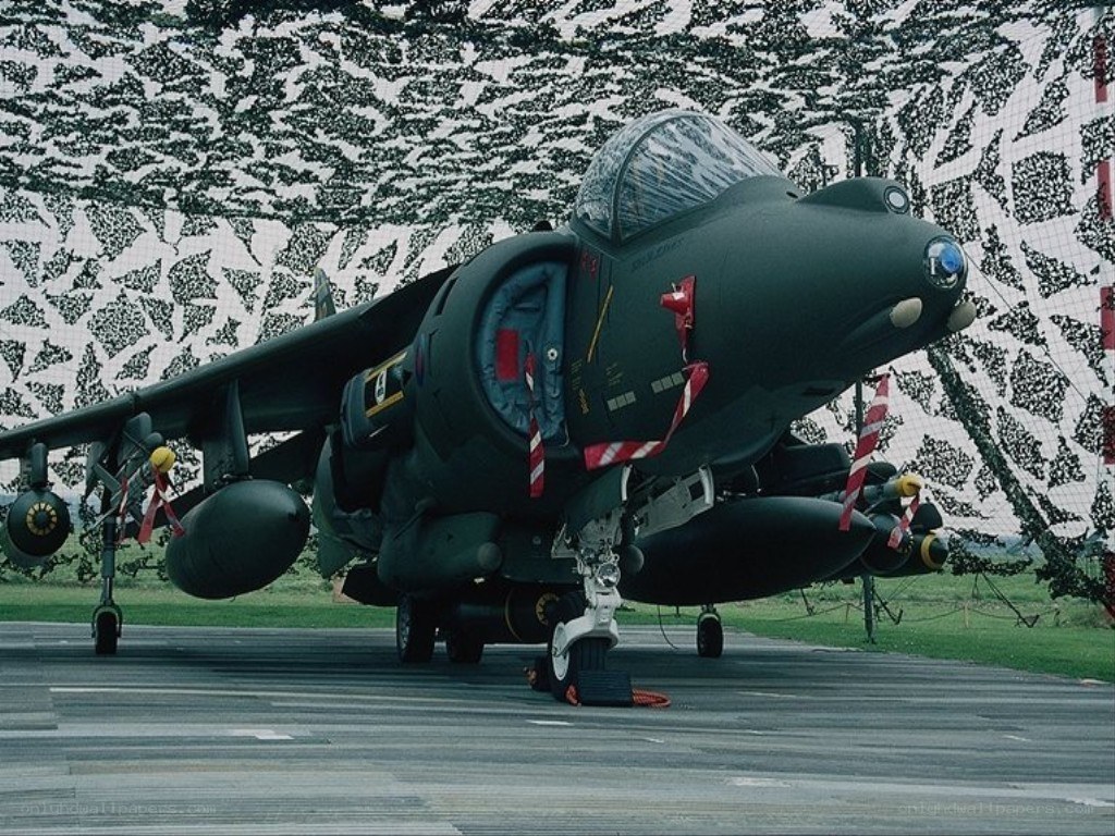 Harrier jet on tarmac