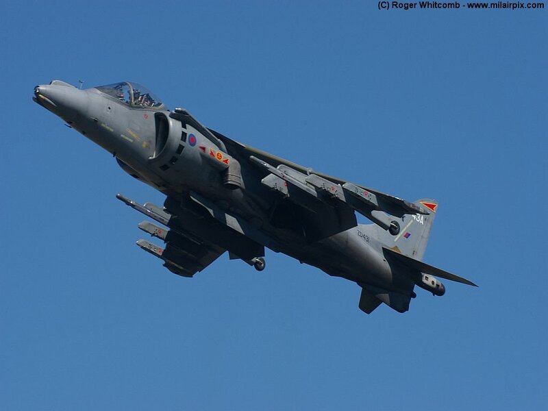 Harrier Jump Jet — Blue, Dynamic