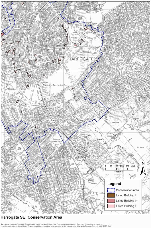 Harrogate SE Conservation Area map