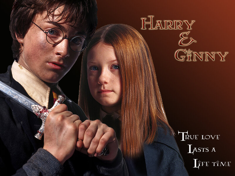 Harry and Ginny together