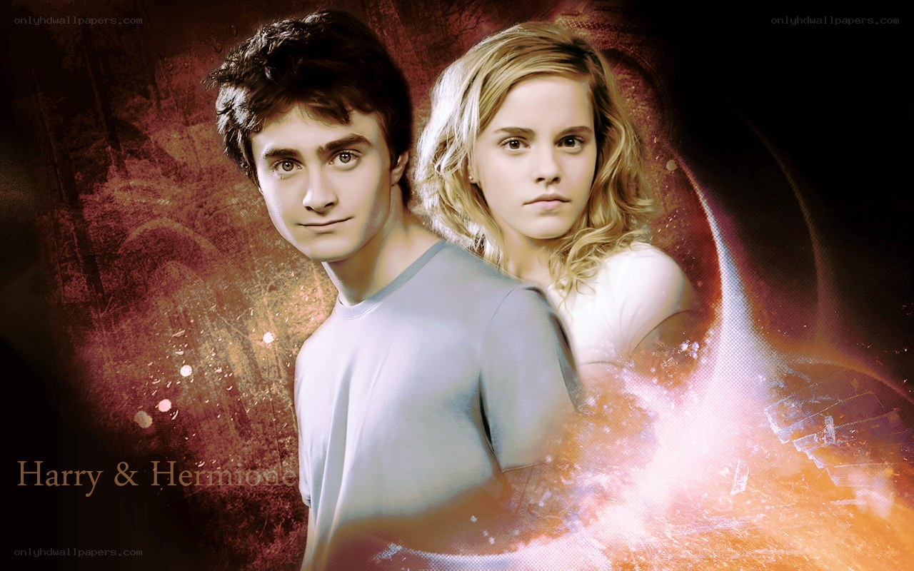 Harry and Hermione together