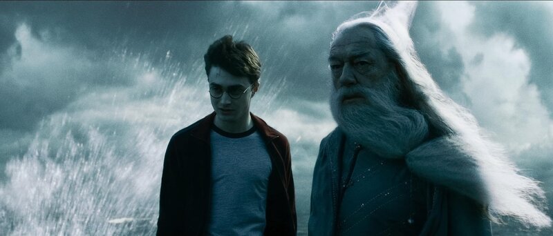 Harry Potter and Dumbledore — Gray