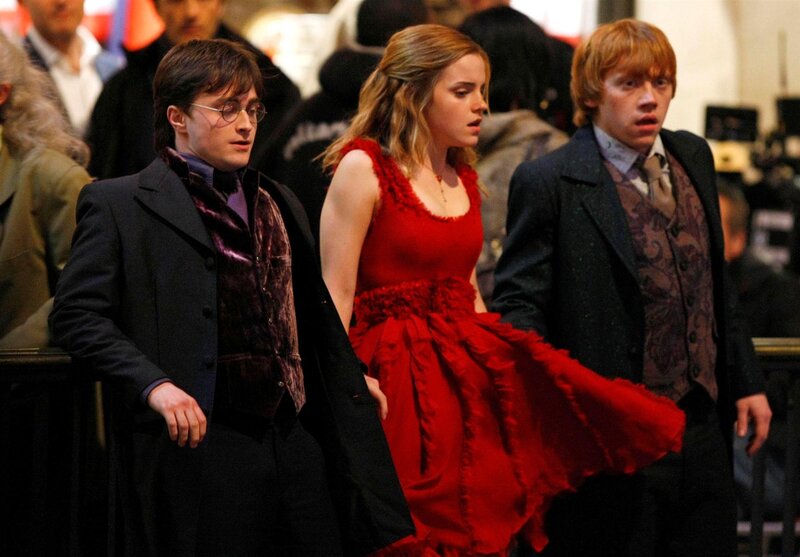 Harry Potter and friends at a ball