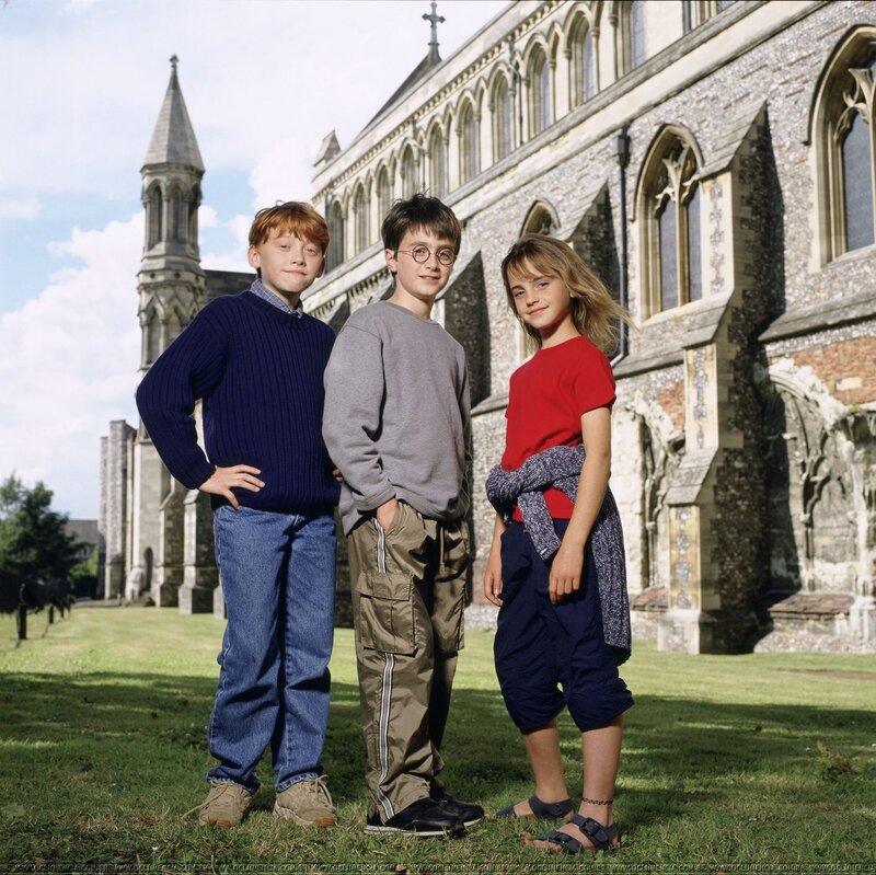 Harry Potter and friends at Hogwarts