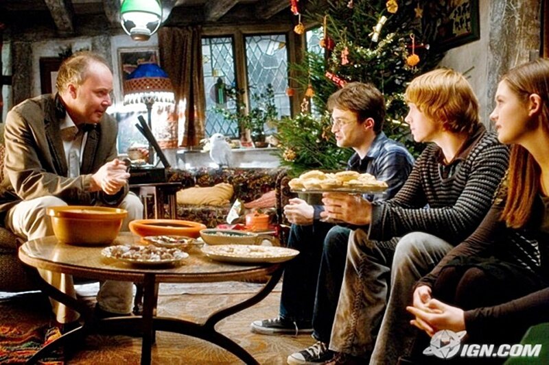 Harry Potter and friends at Weasley's