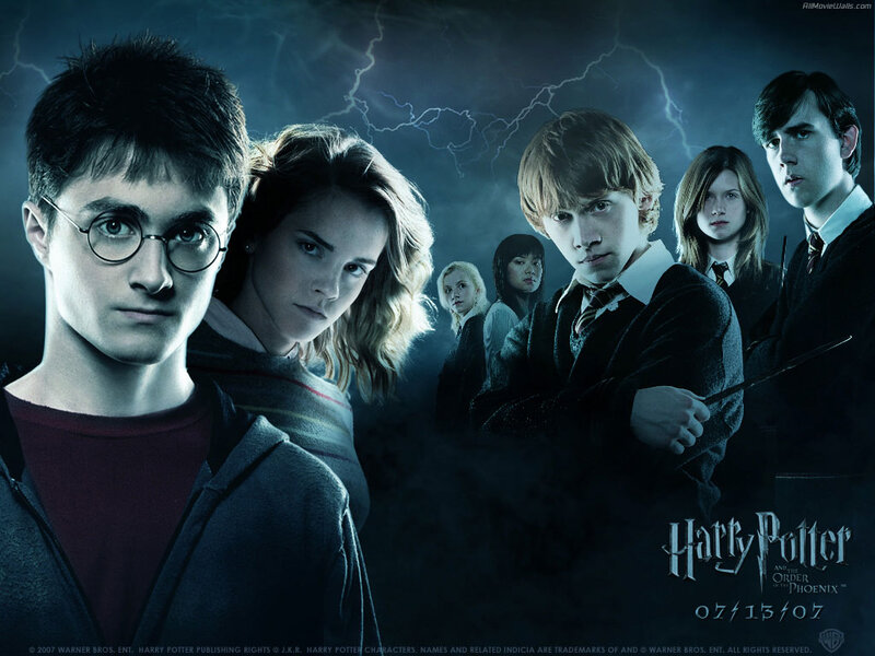 Harry Potter and Friends — Blue, Dramatic, Night