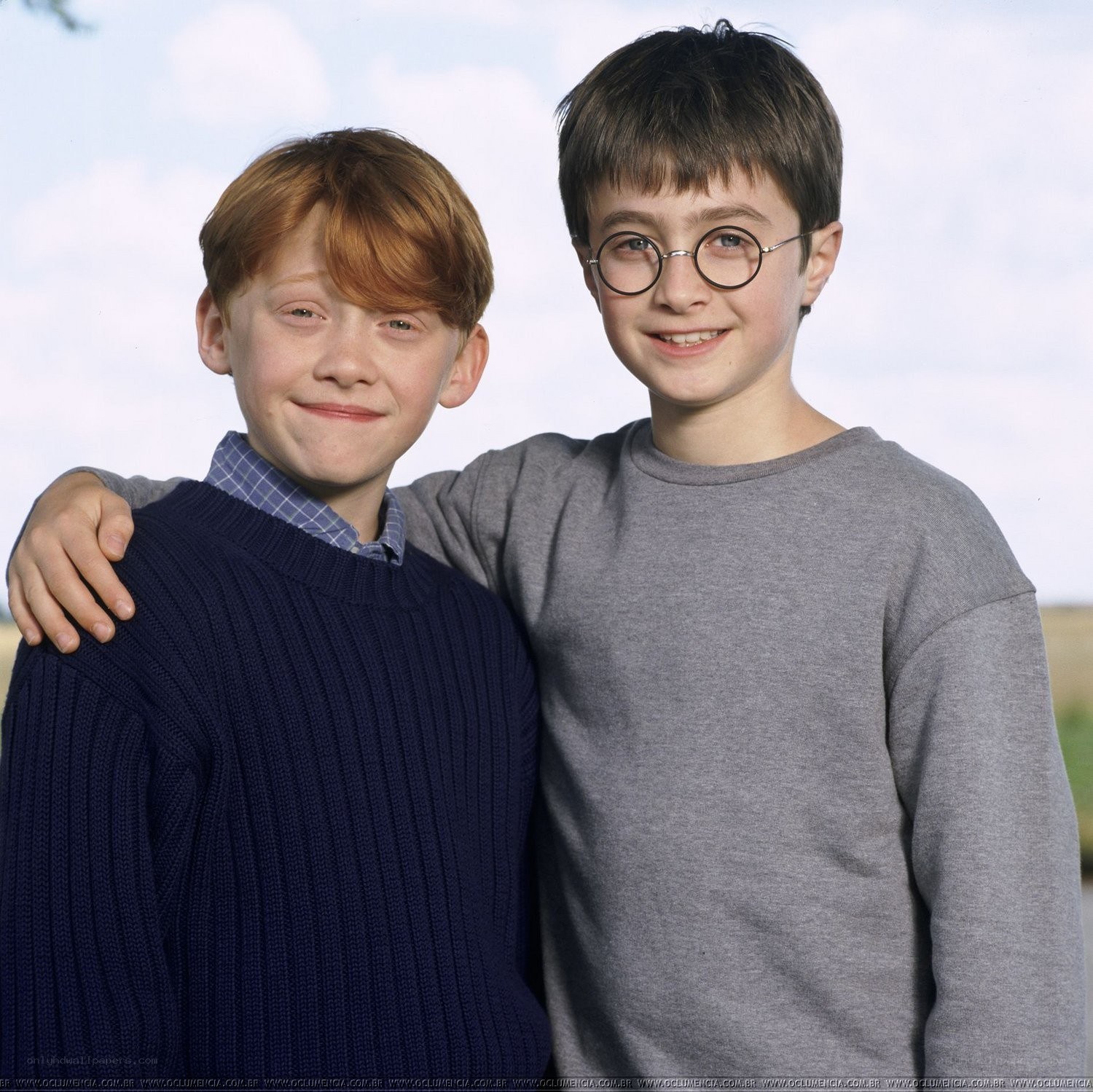 Harry Potter and Ron Weasley