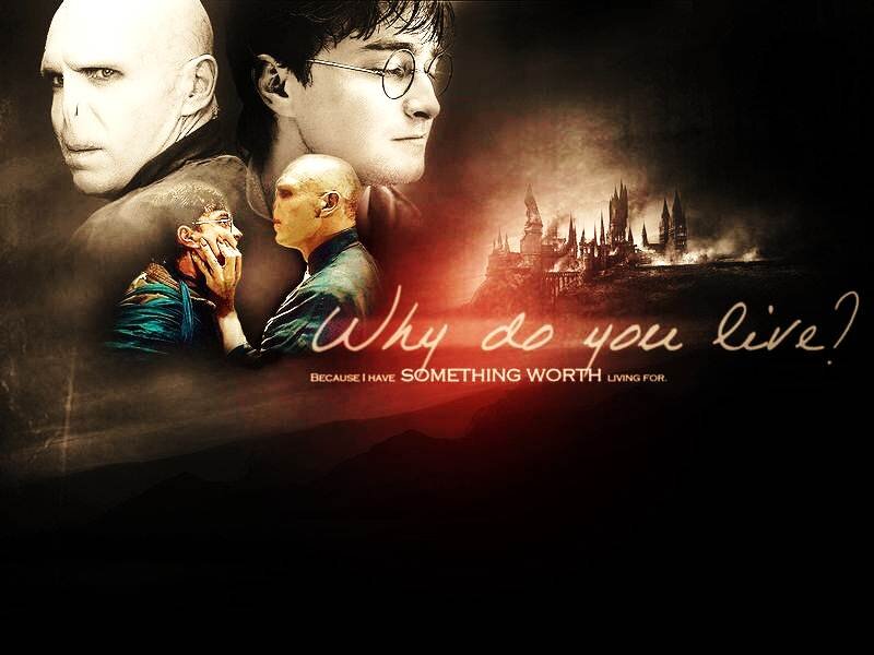 Harry Potter and Voldemort — Black, Dramatic