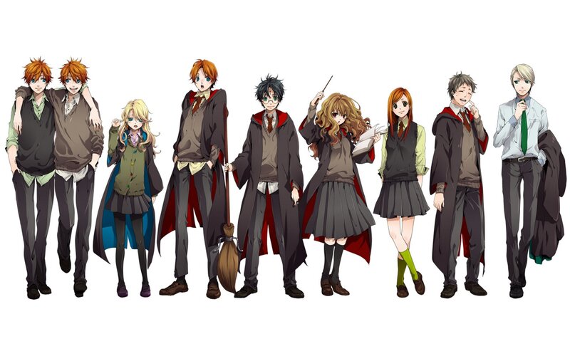 Harry Potter anime characters
