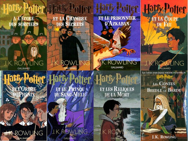 Harry Potter Book Covers — Yellow