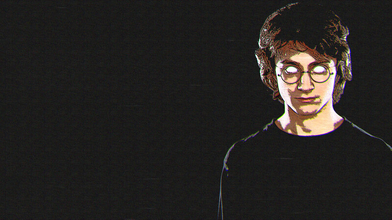 Harry Potter Character — Black, Dramatic, Digital Art