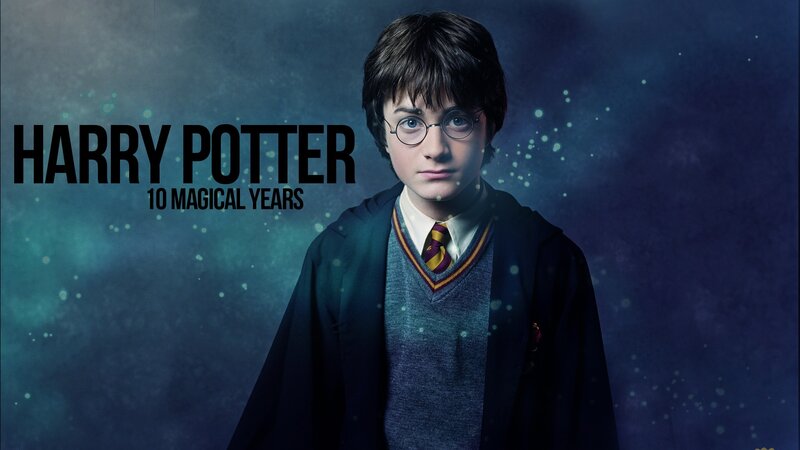 Harry Potter Character — Blue, Dramatic, Photograph, Glasses, Tie