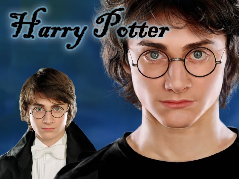 Harry Potter character collage