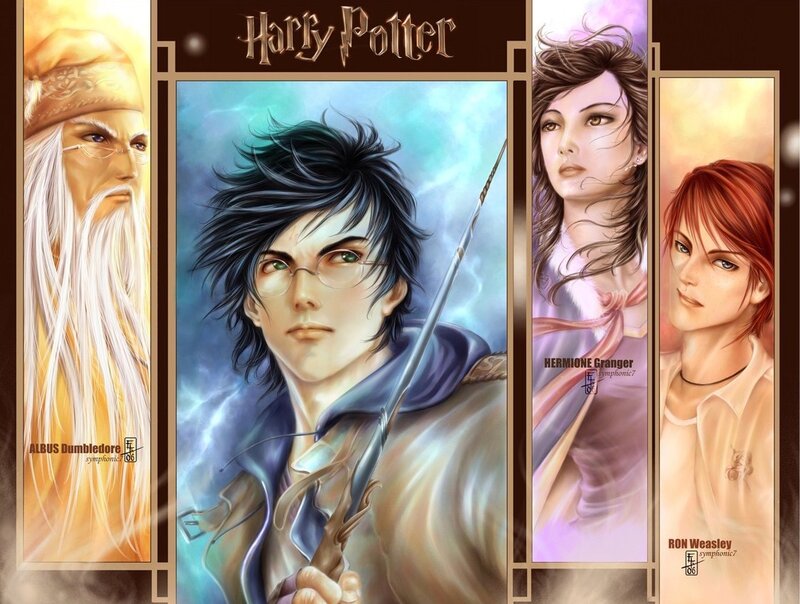 Harry Potter characters artwork