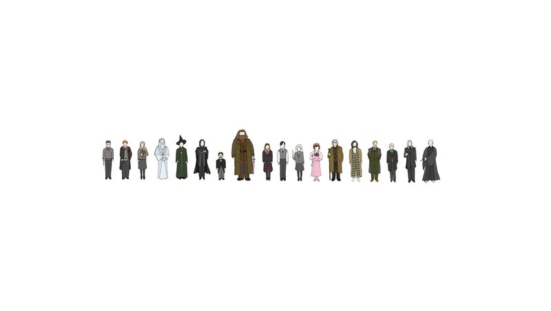 Harry Potter characters lineup