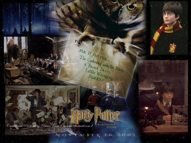 Harry Potter Collage — Blue, Dramatic
