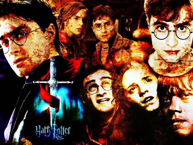 Harry Potter Collage — Red