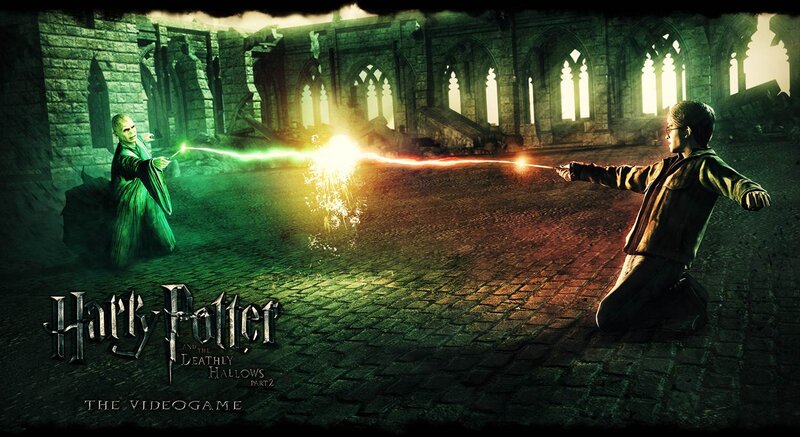 Harry Potter Dueling Voldemort
