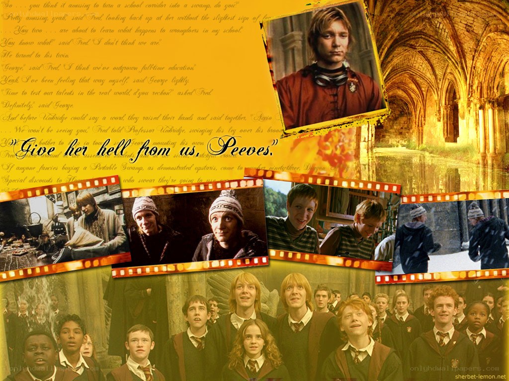 Harry Potter film collage
