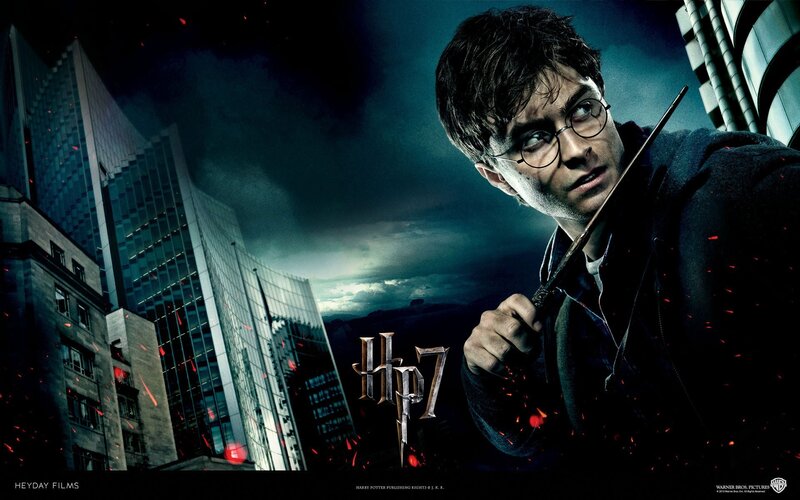 Harry Potter Holding Wand — Black, Dramatic, Night, Photograph, Wizards, Buildings