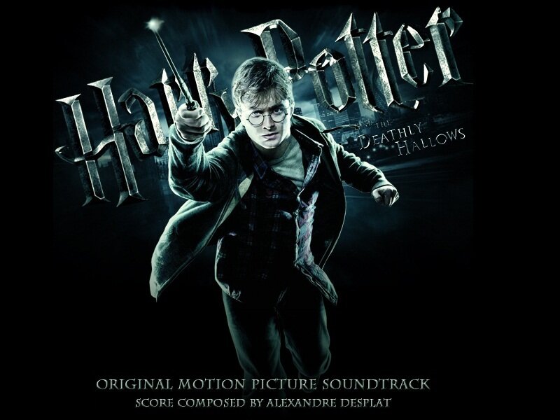 Harry Potter Holding Wand — Black