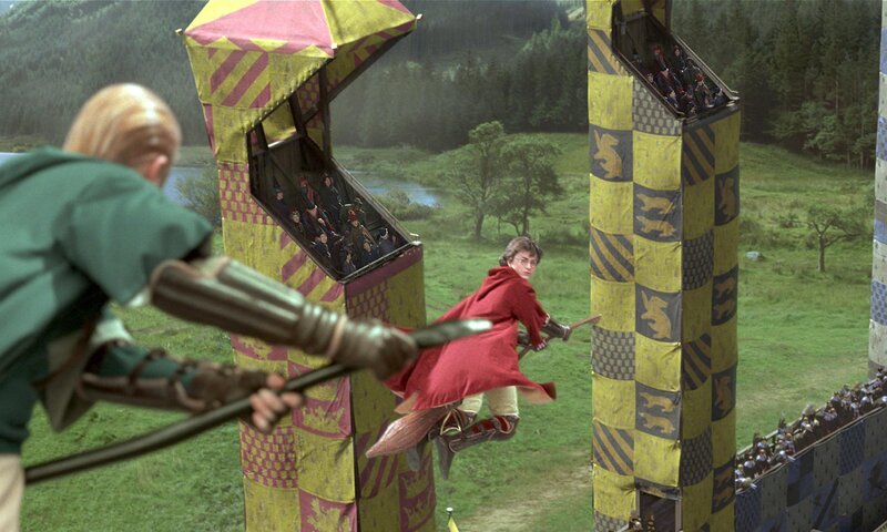 Harry Potter in Quidditch match