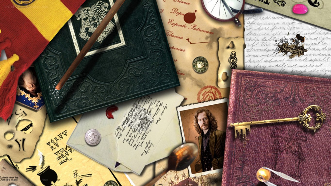 Harry Potter memorabilia collage