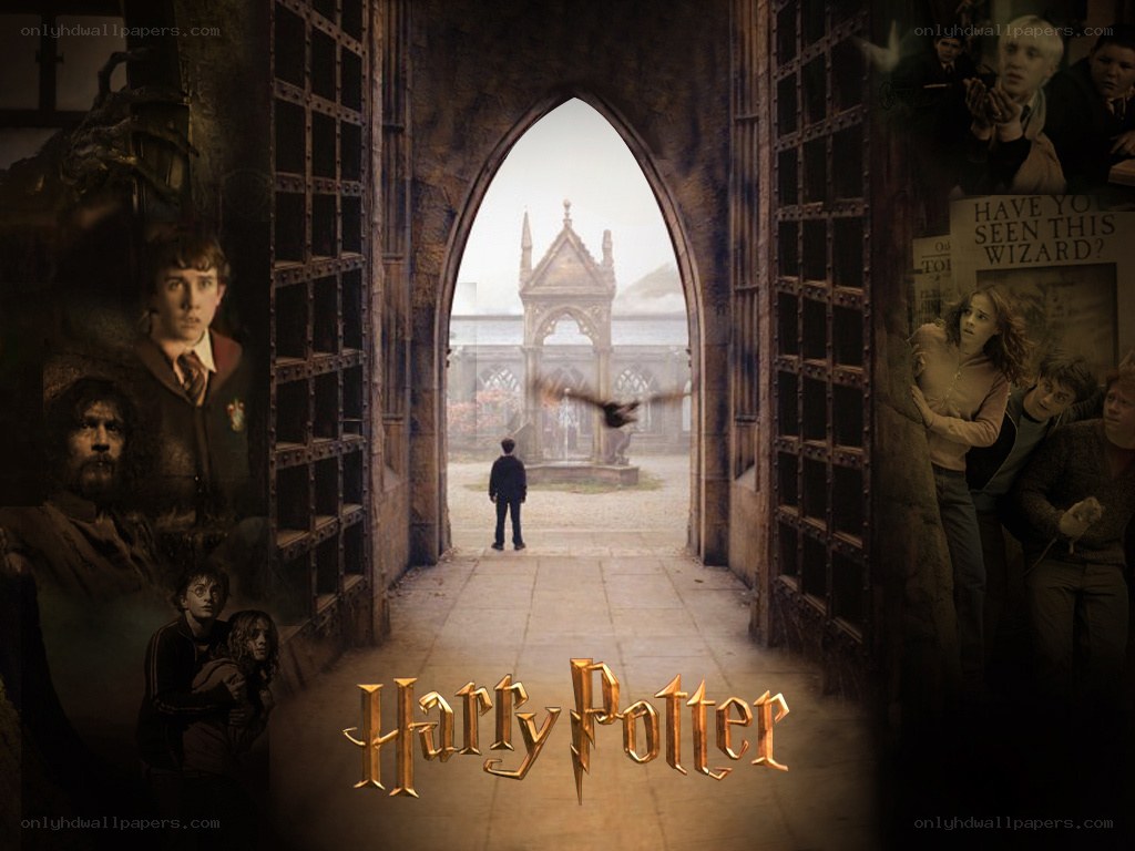 Harry Potter movie collage